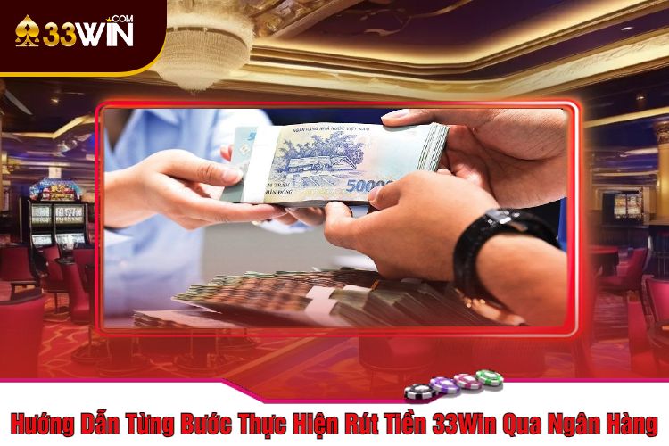 Hướng Dẫn Từng Bước Thực Hiện Rút Tiền 33Win Qua Ngân Hàng